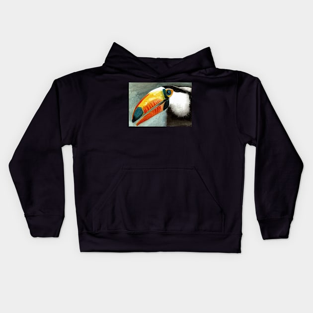 Toucan Kids Hoodie by HandLu